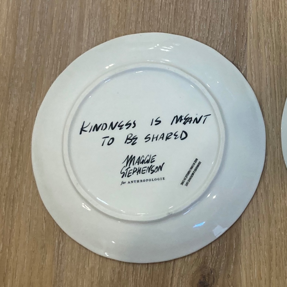 Maggie Stephenson for Anthropologie Plates Set of 2 - Picture 5 of 6